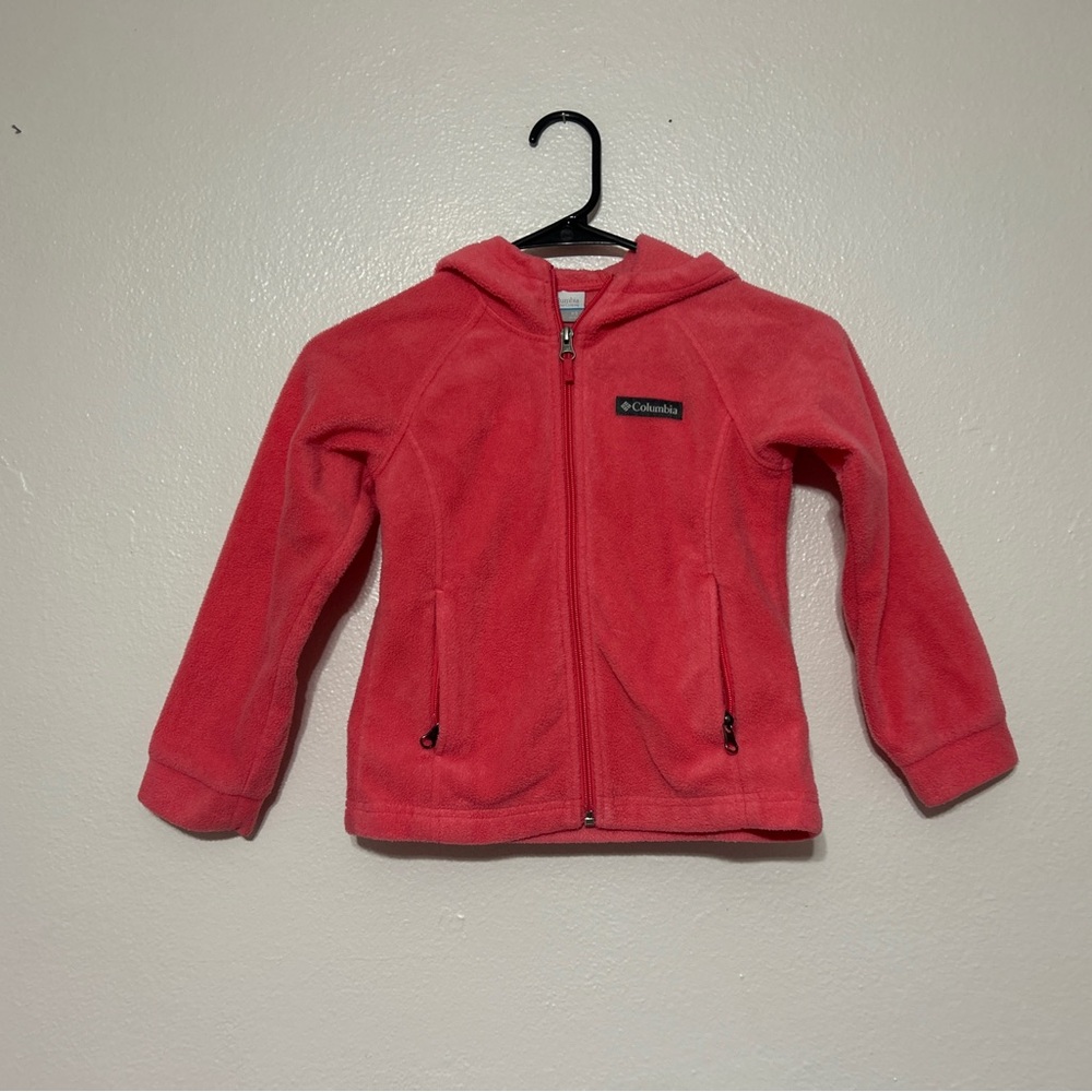 Columbia Girls’ 6X Pink Fleece Hoodie